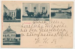 1900 Sepsikőröspatak, Kőröspatak, Köröspatak, Valea Crisului; Gróf Kálnoky kastély, Gróf Kálnoky Félix, Ludmilla, Imre és Pál Intézet, iskola. Feitzinger Ede kiadása (Teschen) / castle, school