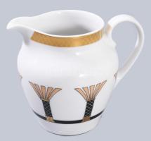 Szecessziós stílusú Bavaria tejkiöntő, jelzett, hibátlan, m: 9,5 cm