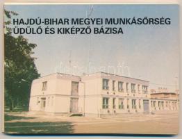 Debrecen, Hajdú-Bihar megyei Munkásőrség üdülő és kiképző bázisa - leporello képeslapfüzet 9 képpel