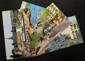 1974 Kiev, Kijev, Kyiv - 8 db MODERN nagyméretű képeslap saját tokban / 8 modern large-sized town postcard in case