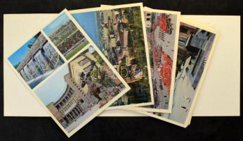 Yerevan, Erivan - 15 db MODERN város képeslap saját tokban / 15 modern town postcards in case