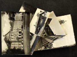 100 db MODERN megíratlan fekete-fehér magyarországi város képeslap / 100 modern unused black and white Hungarian town postcards