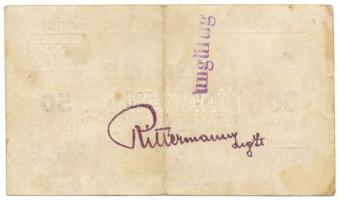 Ausztria / Steyr Hadifogolytábor 1914-1918 k. 50h "UNGÜLTIG (érvénytelen)" bélyegzéssel a ...