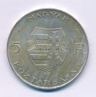 1947. 5Ft Ag "Kossuth" T:XF Adamo F8.1