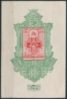 1942 IBOSZ a Vöröskeresztért emlékív. Rendkívül ritka!