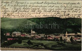 1950 Ózd, látkép. B. J. Bp., Hermann István kiadása (vágott / cut)