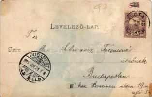 1901 Parád-gyógyfürdő, Juliette-lak. Sréter fényképész felvétele (hátoldalán egy másik város képesla...