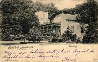 1900 Parád-gyógyfürdő, Társalgó. Klein Mór kiadása (Rb)