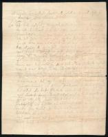 1660 Gyulaffy László gróf, marosszéki főtiszt? magyar nyelvű levele saját gyűrűspecsétjével "Ladis Giulafi D. R. " Almássy Mária földügyében