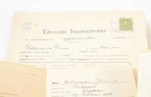 ca 1910-1938 Huberman János, Johannes Hebermann, Bronisław Huberman (1882-1947) és Elsa Galafrés (18...