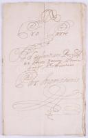 1721 Ardanócz / Árdánfalva, Felvidék (Ardanovce, SK) tanuvallomások Csery Imre hatalmaskodásairól. Csery Imre (1686-1728) ezreskapitány , nyitra megyei birtokos, a Rákóczi szabadságharcban, Bercsényi kinevezi lovaskapitánynak, 1705-1710 között Bercsényi generál adjutánsa 21 magyar nyelven beírt kézzel írt oldalon gyűrüspecsétekkel