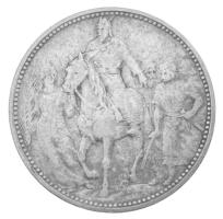 1896KB 1K Ag "Millennium" eredeti, dombornyomott, "Millenniumi Koronaérem - 1896&quot...