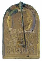 Osztrák-Magyar Monarchia 1915. "Pflanzer Hadsereg 1914-15" ezüstözött tombak sapkajelvény ...