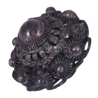 Ezüst (Ag) pitykegomb, jelzés nélkül, nettón 4,6g