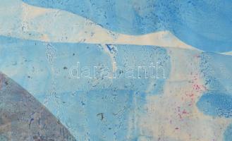 Marsovszky Endre (1916-1989): Vogézek. Színes tus, papír, jelezve jobbra lent, paszpartuban, 26x36,5...