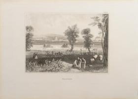 1838 Vác / Waitzen. Acélmetszet, papír. In: Meyer's Universum, DCXXVII t. (Hildburghausen, 1838...