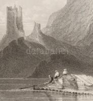 XIX. sz. közepe Bartlett, William Henry (1809-1854) - Hinchliff, J. J. (1805-1875): A visegrádi vár ...