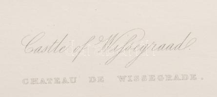 XIX. sz. közepe Bartlett, William Henry (1809-1854) - Hinchliff, J. J. (1805-1875): A visegrádi vár ...