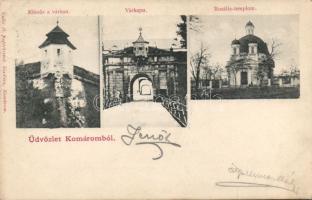 Komárom castle and Rozália chapel