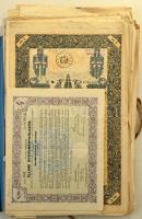 1914-1941. 50db-os kötvény, járadékkölcsön, stb. tétel T:vegyes