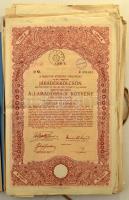 1914-1941. 50db-os kötvény, járadékkölcsön, stb. tétel T:vegyes