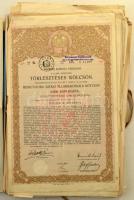 1914-1941. 50db-os kötvény, járadékkölcsön, stb. tétel T:vegyes