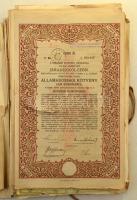 1914-1941. 50db-os kötvény, járadékkölcsön, stb. tétel T:vegyes