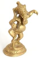 Táncoló Ganésa. Bronz, Kína, 20. sz. első fele, jelzés nélkül, hibátlan, m: 8,5 cm