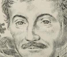 Gönczi Béla (1934-): Simonyi József, "a legvitézebb huszár", 1987. Rézkarc, papír, jelzett...