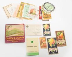 24 darab régi italcímke