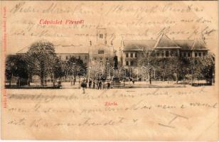 Pécs, Zárda. Verlag Heinr. Rich. Fischer Ferenc kiadása (fl)