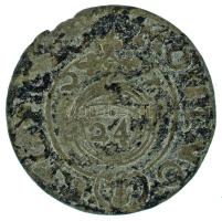 Lengyel-Litván Nemzetközösség 1622. 3p / Póltorak (1/24 Tallér) Ag "III. Zsigmond" Bydgoszcz (1,03g) T:F patina, ph. Polish-Lithuanian Commonwealth 1622. 3 Polker / Półtorak (1/24 Thaler) Ag "Sigismund III" Bydgoszcz (1,03g) C:F patina, edge error KM #41, Górecki #B.22