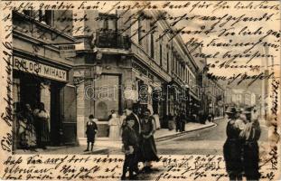 1903 Pécs, Siklósi utca, Balogh Mihály, Goldberger üzlete. Fischer Ferenc kiadása (Rb)