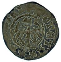 Lengyel Királyság 1446-1492. 1/2gr Ag "IV. Jagelló Kázmér" Krakkó (0,90g) T:F patina, ph. Polish Kingdom 1446-1492. 1/2 Grosz (Półgrosz) Ag "Casimir IV Jagiellon" (0,90g) C:F patina, edge error Kopicki 384