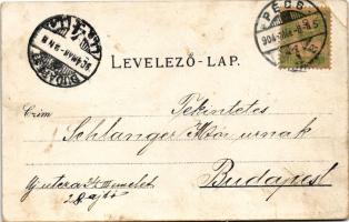 1904 Pécs, Zsolnay gyár. Fürst Lipót kiadása (EB)
