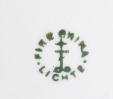 Lichte Porzellan kaspó. Matricás, jelzett, hibátlan m: 18 cm, d: 20 cm