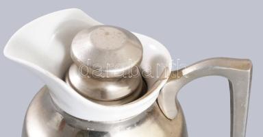 ca 1940 Német porcelán betétes Thermos termosz. Jelzett, jó állapotban 24 cm