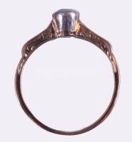 Arany (Au) gyűrű, jelzett, 14k, m: 57, bruttó 2,1g