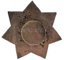 1875 k. Debrecen "Haladás páholy" fém szabadkőműves gomblyukjelvény "000875 Debreczen...