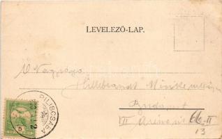 Piliscsaba, Déli tábor Ferenc József szoborral (felületi sérülés / surface damage)