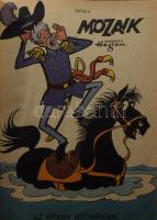 1973 - 1974 Mozaik képregények több füzet egybe kötve, egészvászon kötésben, jó állapotban. 16 db szám vegyesen.