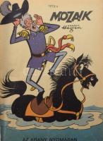 1973 - 1974 Mozaik képregények több füzet egybe kötve, egészvászon kötésben, jó állapotban. 16 db sz...