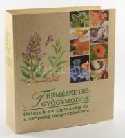 Természetes gyógymódok - Ötletek az egészség és a szépség megőrzéséhez ( kártyacsomag, gyűrűsmappában) Nem komplett 1. Gyógynövények -  2. Gyógyteák -  3. Aromaterápia -  4. Homeopátia -  5. Fűszernövények -  6. Természetes kozmetikumok -  7. Házipatika -  8. Kertünk gyógyszertára -  9. Betegségek és gyógyításuk -  10. Vizsgálati módszerek -  11. Természetes terápia -