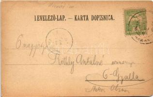 1903 Novi Vinodolski, Novi, Novoga; Hotel Lisanj, Kupaliste, Hotel Slavulj, Kula Frankopanska, Otok ...