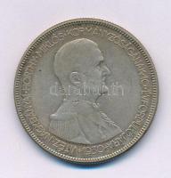 1930. 5P Ag "Horthy jobbra" T:VF,F patina, karc Adamo P8