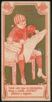 cca 1910-1920 ,,Patria" pótkávé számolócédula
