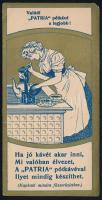 cca 1910-1920 ,,Patria" pótkávé számolócédula