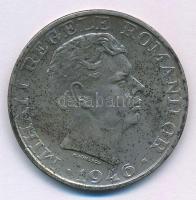 Románia 1946. 25.000L Ag "I. Mihály" T:XF patina Romania 1946. 25.000 Lei Ag "Mihai I" C:XF patina Krause KM#70