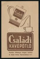 Családi kávépótló számolócédula