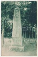 1918 Bereck, Bereczk, Bretcu; Ezredéves emlékmű / Hungarian Millennium monument (ázott / wet damage)